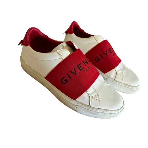 givenchy elastic strap sneakers red buy|Givenchy New City Elastic.